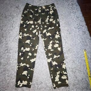 Pinko Women’s 10 Designer Camo Cargo Pants